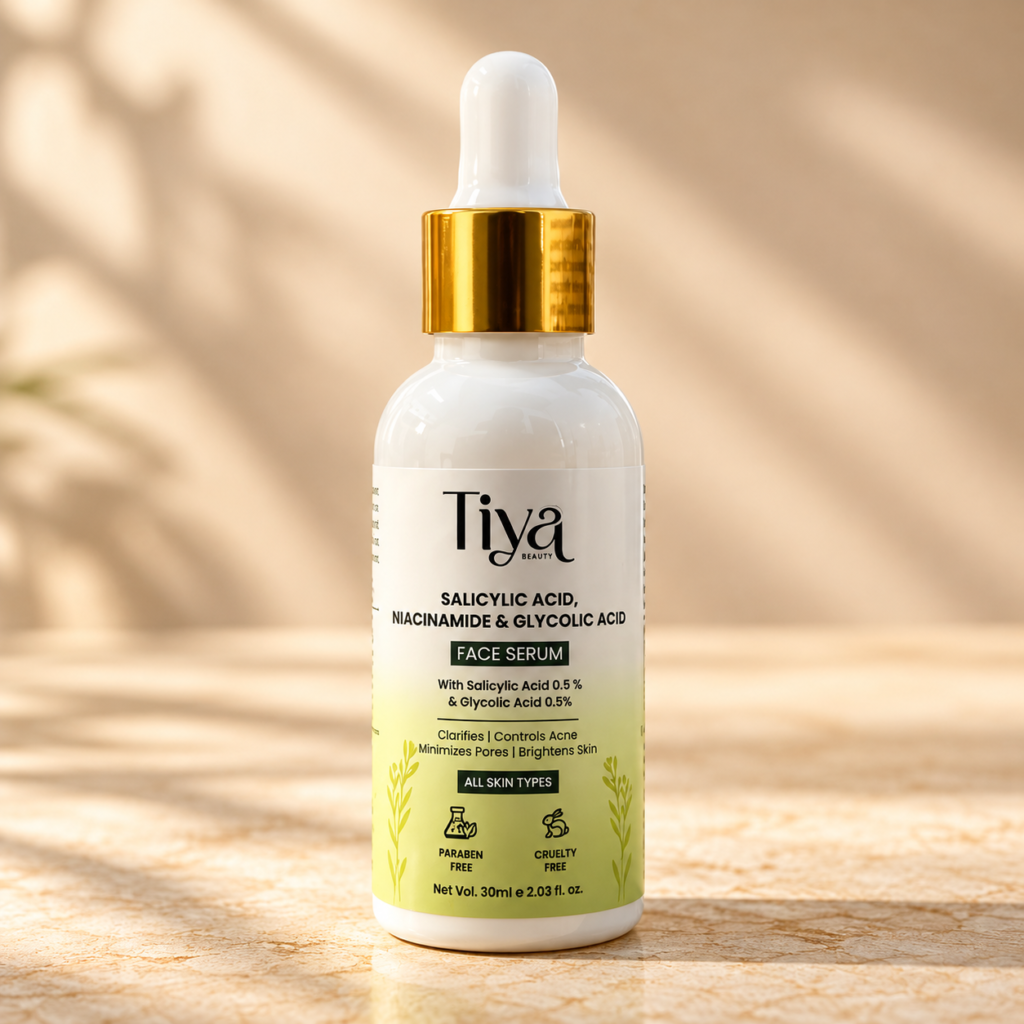 tiya beauty serum in warm light
